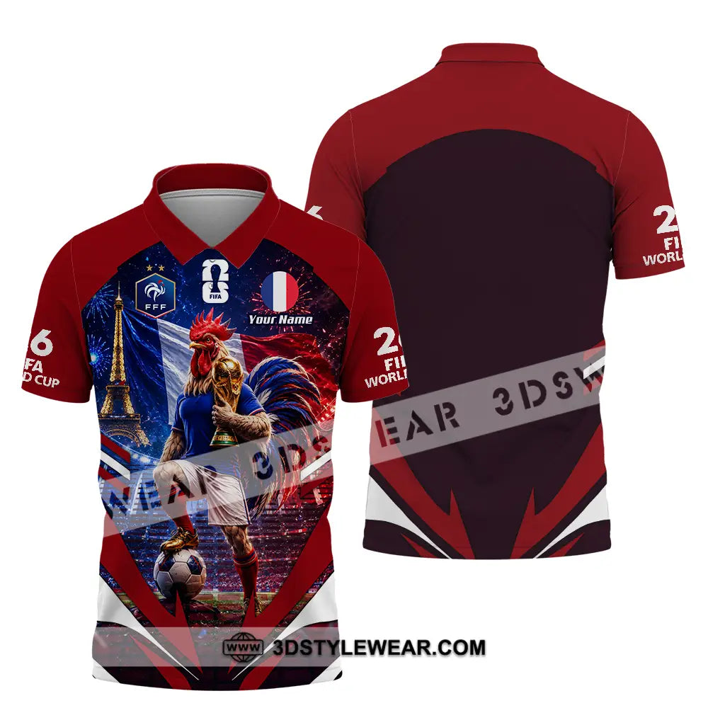 Unisex Shirt - Custom France World Cup 2026 Shirt - Polo Shirt / S - T-shirt