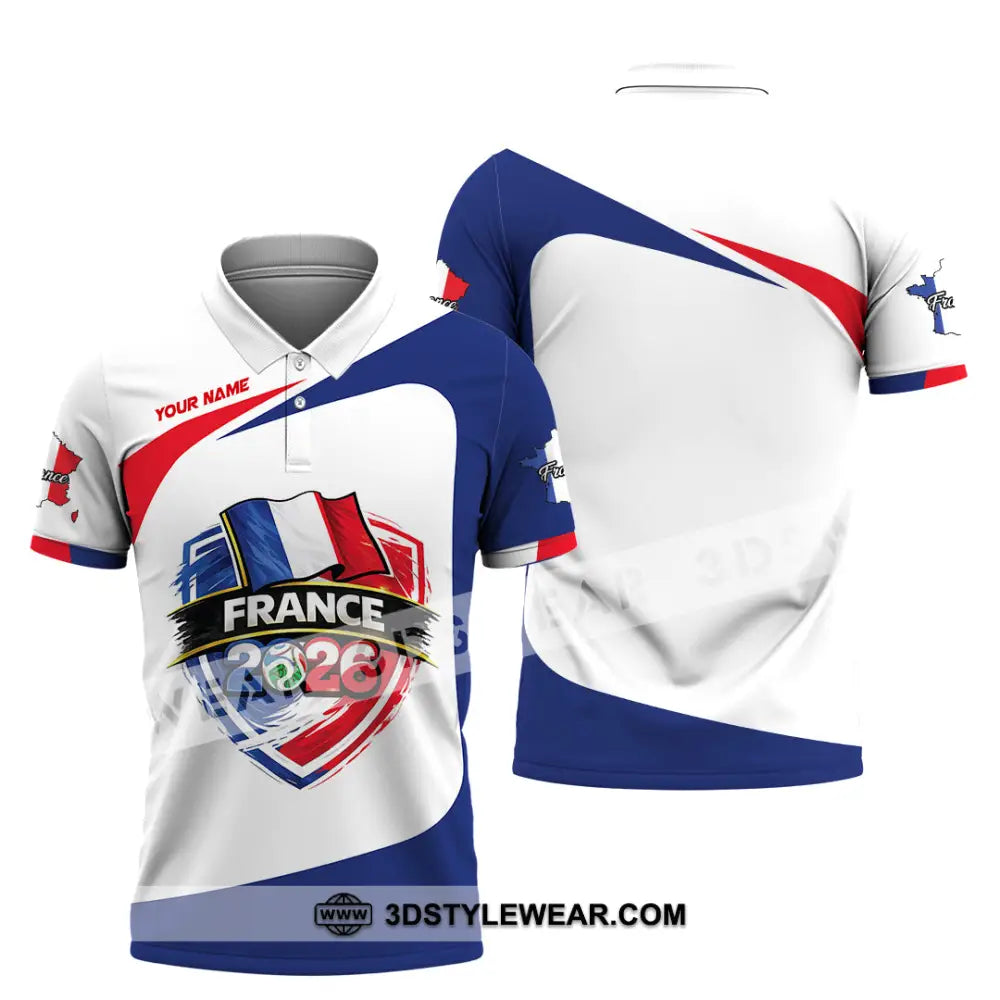 Unisex Shirt - Custom France World Cup 2026 Shirt - Polo Shirt / S - T-shirt
