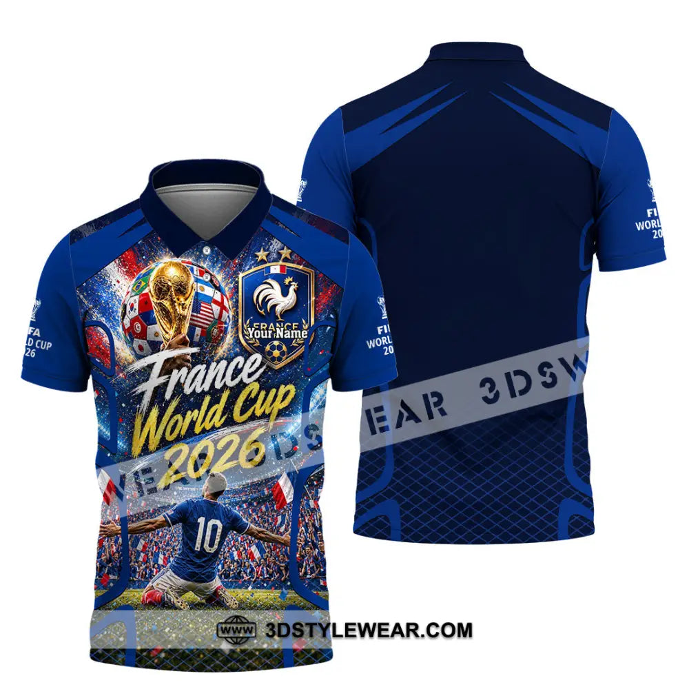 Unisex Shirt - Custom France World Cup 2026 Shirt - Polo Shirt / S - T-shirt