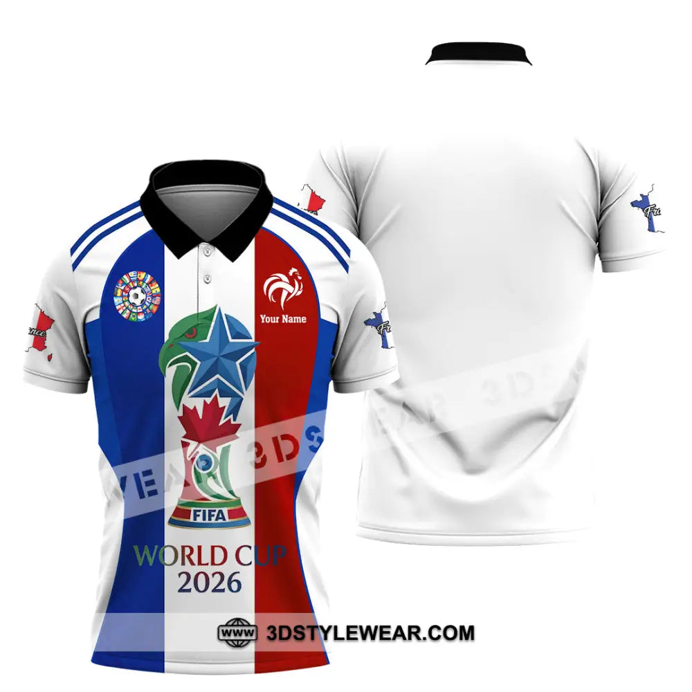 Unisex Shirt - Custom France World Cup 2026 Shirt - Polo Shirt / S - T-shirt