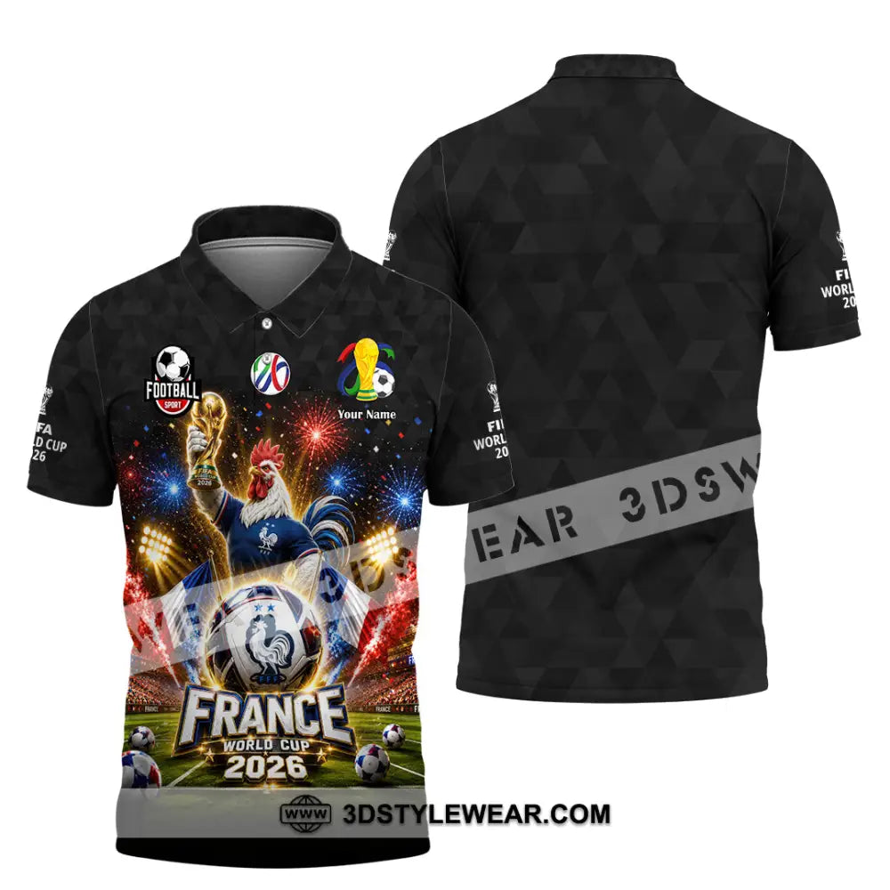 Unisex Shirt - Custom France World Cup 2026 Shirt - Polo Shirt / S - T-shirt