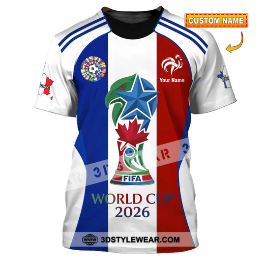 Unisex Shirt - Custom France World Cup 2026 Shirt - T-shirt
