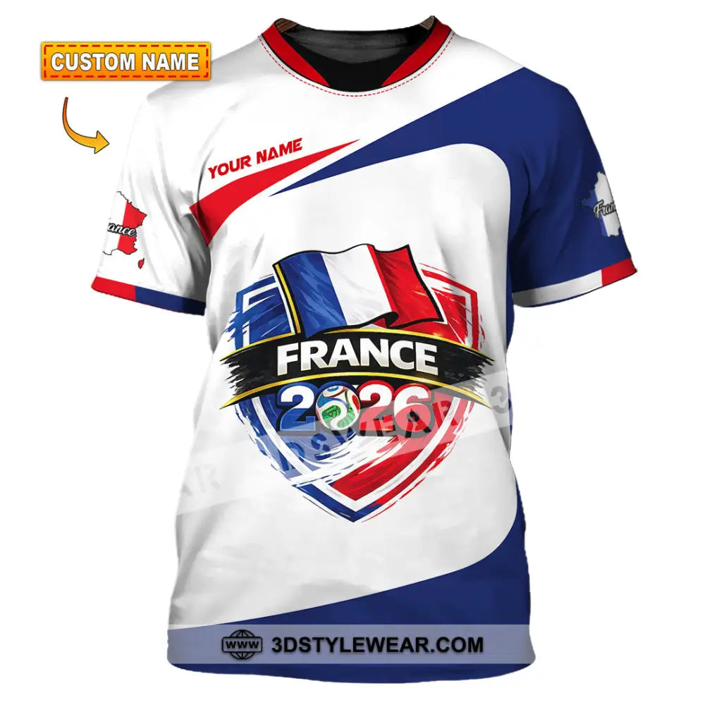 Unisex Shirt - Custom France World Cup 2026 Shirt - T-shirt