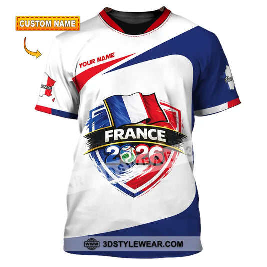 Unisex Shirt - Custom France World Cup 2026 Shirt - T-shirt
