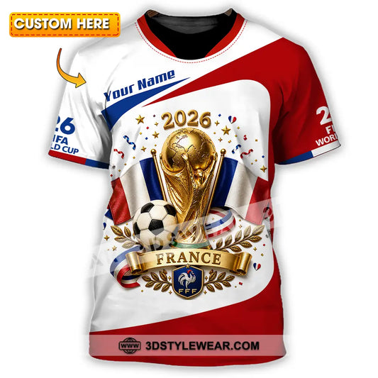 Unisex Shirt - Custom France World Cup 2026 Shirt - T-shirt