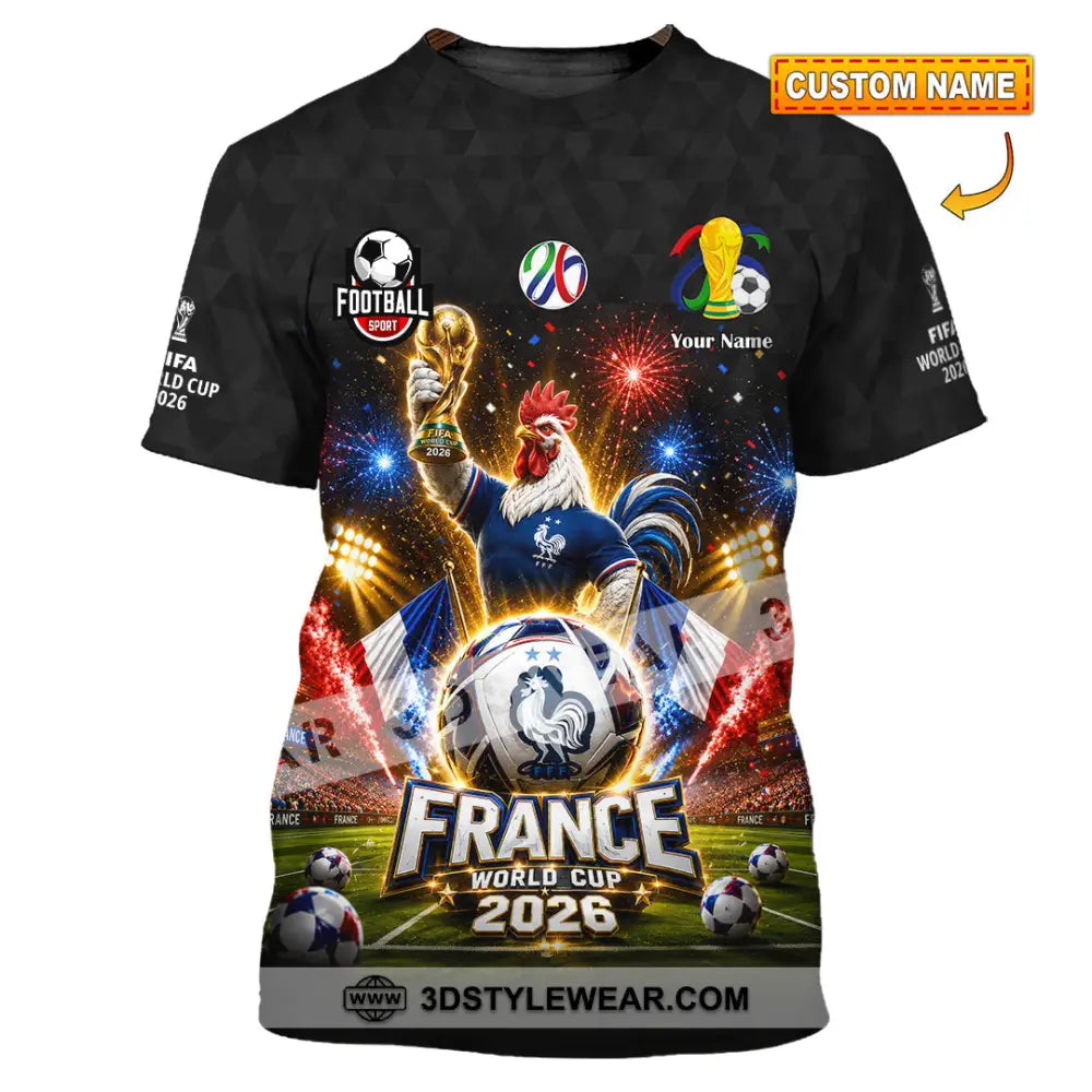 Unisex Shirt - Custom France World Cup 2026 Shirt - T-shirt