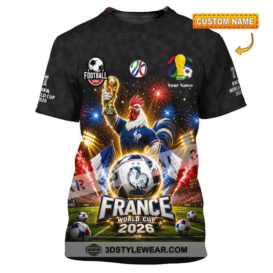 Unisex Shirt - Custom France World Cup 2026 Shirt - T-shirt