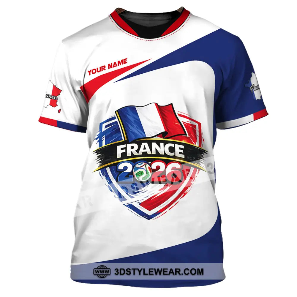 Unisex Shirt - Custom France World Cup 2026 Shirt - T-Shirt / S - T-shirt
