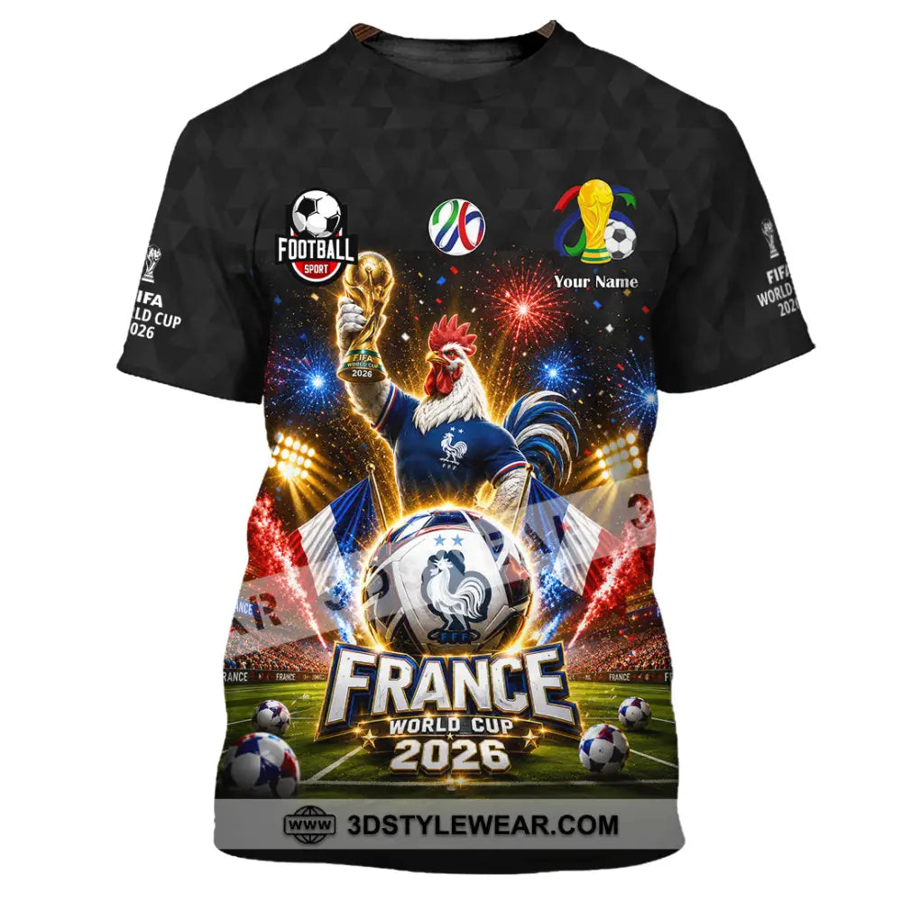 Unisex Shirt - Custom France World Cup 2026 Shirt - T-Shirt / S - T-shirt