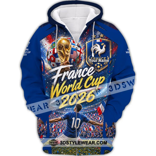 Unisex Shirt - Custom France World Cup 2026 Shirt style option 3