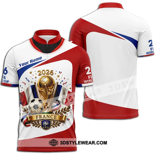 Unisex Shirt - Custom France World Cup 2026 Shirt style option 2
