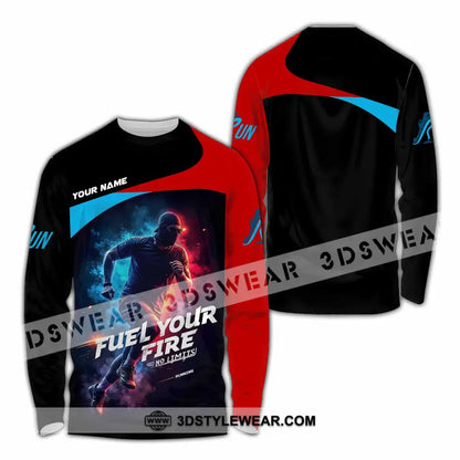 Unisex Shirt - Custom Fuel Your Fire 3D Shirt - Long Sleeve Shirt / S - T-shirt