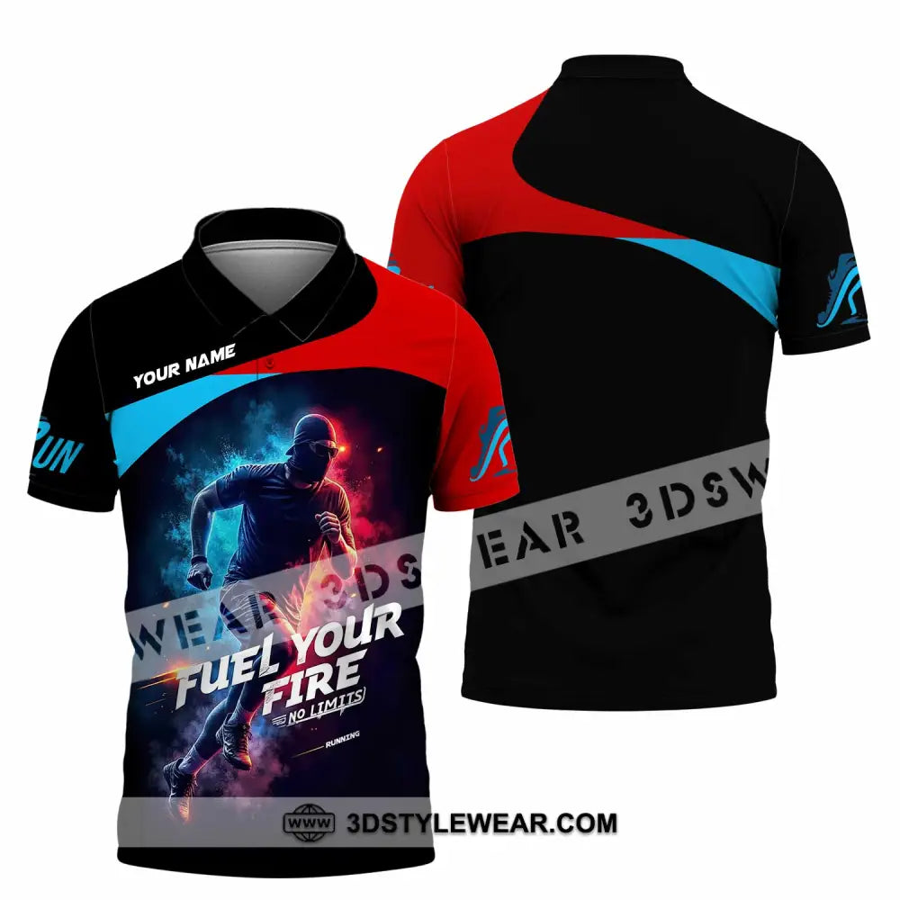 Unisex Shirt - Custom Fuel Your Fire 3D Shirt - Polo Shirt / S - T-shirt