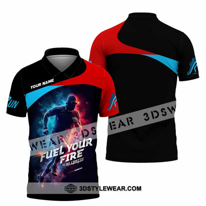 Unisex Shirt - Custom Fuel Your Fire 3D Shirt - Polo Shirt / S - T-shirt