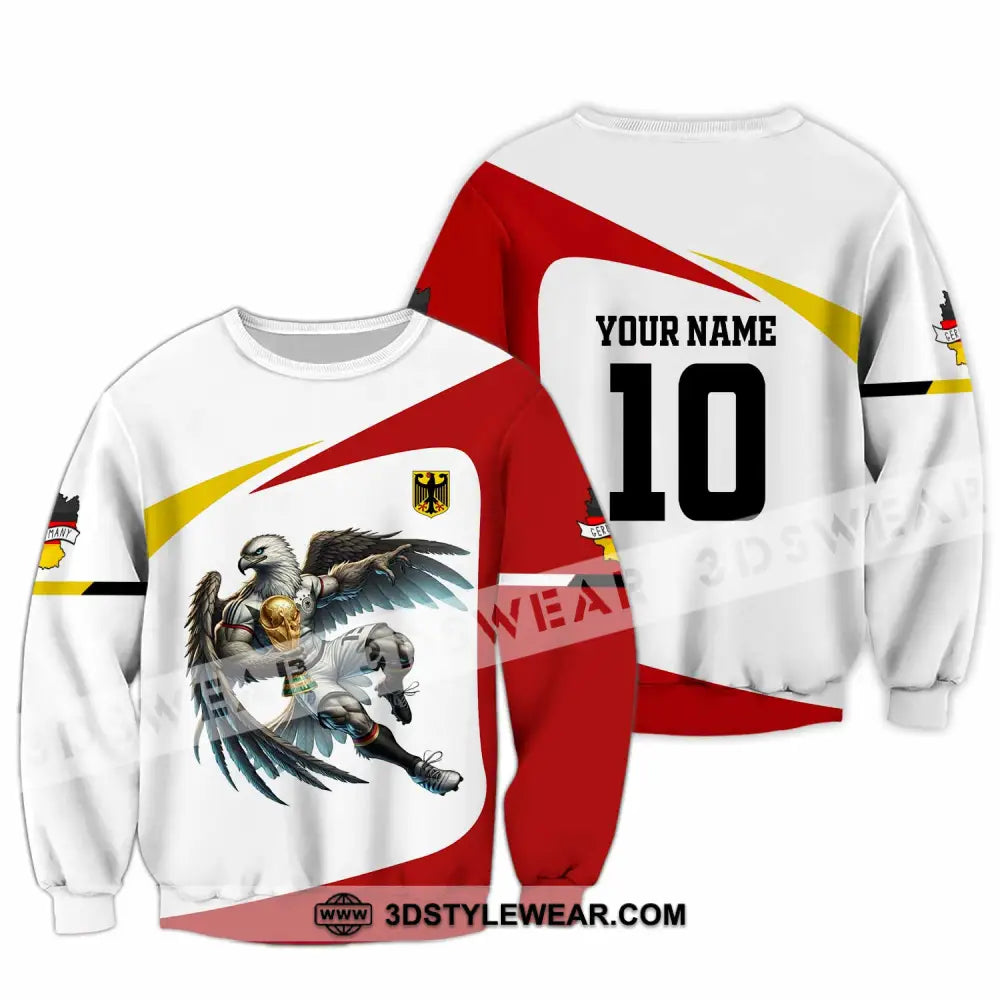 Unisex Shirt - Custom Germany 3D Shirt Long Sleeve / S T-shirt