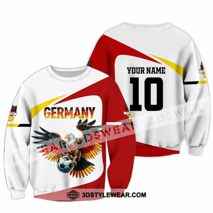 Unisex Shirt - Custom Germany 3D Shirt Long Sleeve / S T-shirt