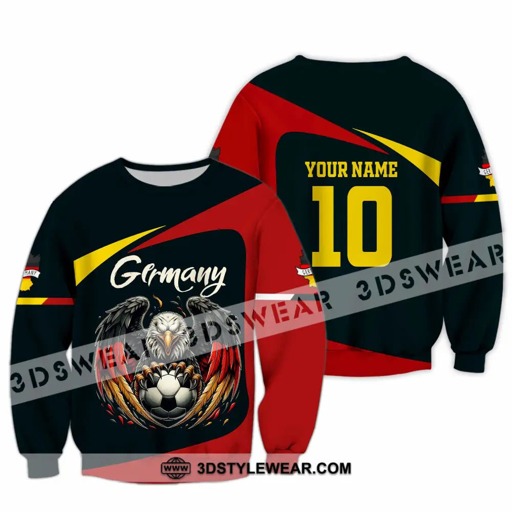 Unisex Shirt - Custom Germany 3D Shirt Long Sleeve / S T-shirt