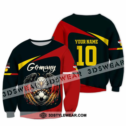 Unisex Shirt - Custom Germany 3D Shirt Long Sleeve / S T-shirt
