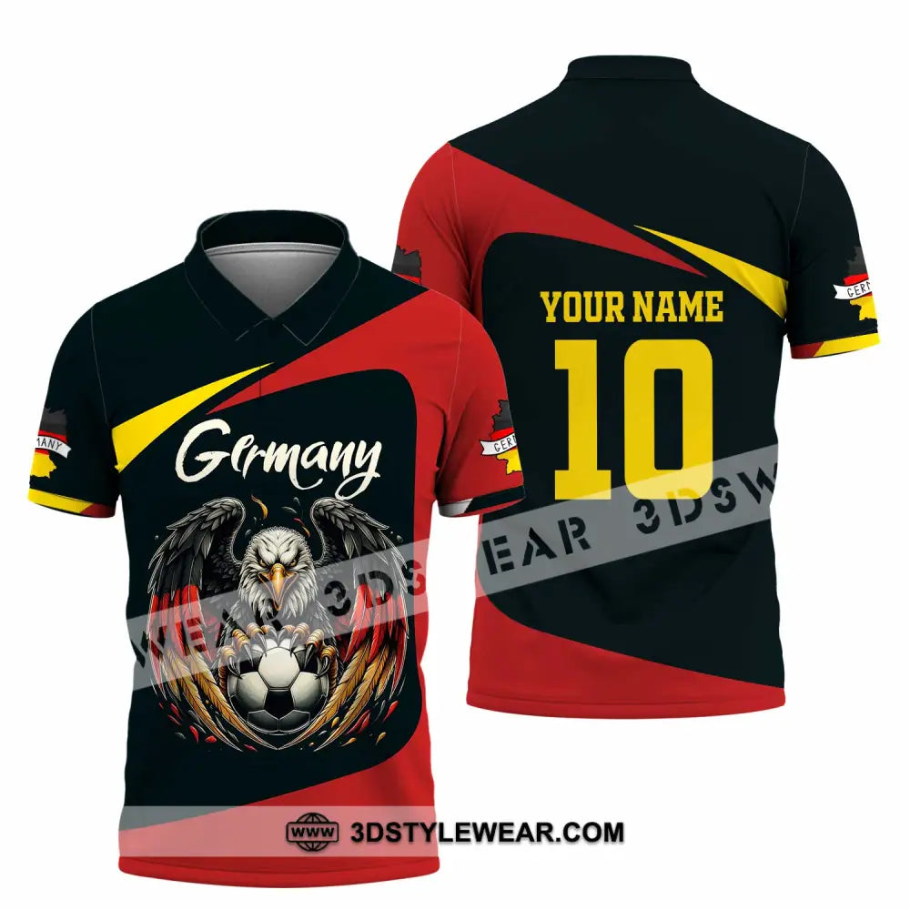 Unisex Shirt - Custom Germany 3D Shirt Polo Shirt / S T-shirt