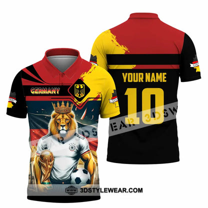 Unisex Shirt - Custom Germany 3D Shirt Polo Shirt / S T-shirt