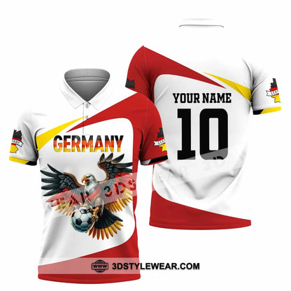 Unisex Shirt - Custom Germany 3D Shirt Polo Shirt / S T-shirt