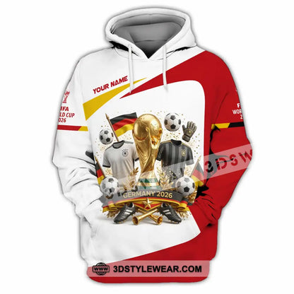 Unisex Shirt - Custom Germany World Cup 2026 3D Shirt - Hoodie / S - T-shirt