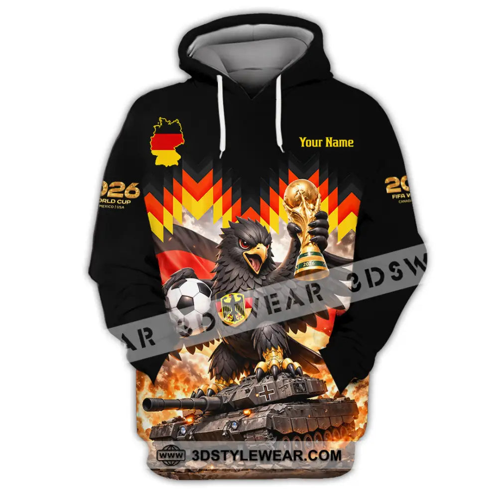 Unisex Shirt - Custom Germany World Cup 2026 3D Shirt Hoodie / S T-shirt