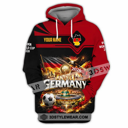 Unisex Shirt - Custom Germany World Cup 2026 3D Shirt Hoodie / S T-shirt