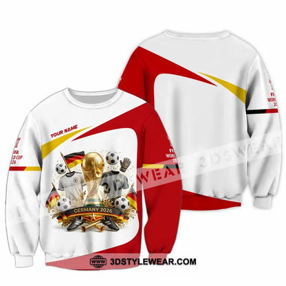 Unisex Shirt - Custom Germany World Cup 2026 3D Shirt - Long Sleeve / S - T-shirt