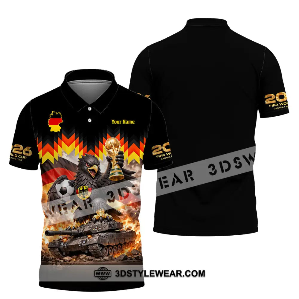 Unisex Shirt - Custom Germany World Cup 2026 3D Shirt Polo Shirt / S T-shirt