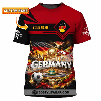 Unisex Shirt - Custom Germany World Cup 2026 3D Shirt T-shirt