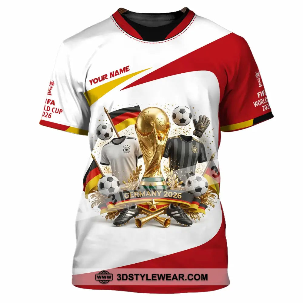 Unisex Shirt - Custom Germany World Cup 2026 3D Shirt - T-Shirt / S - T-shirt