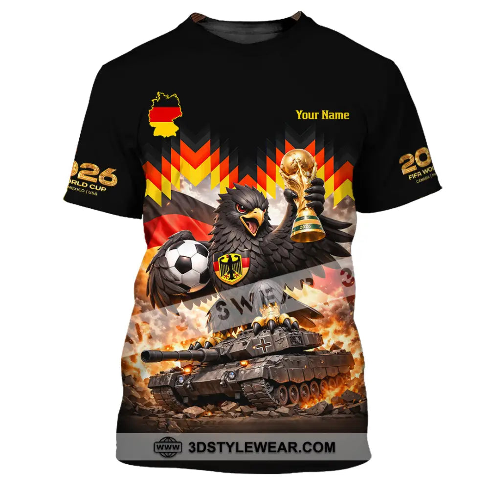 Unisex Shirt - Custom Germany World Cup 2026 3D Shirt T-Shirt / S T-shirt