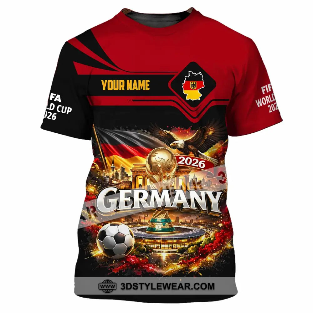 Unisex Shirt - Custom Germany World Cup 2026 3D Shirt T-Shirt / S T-shirt