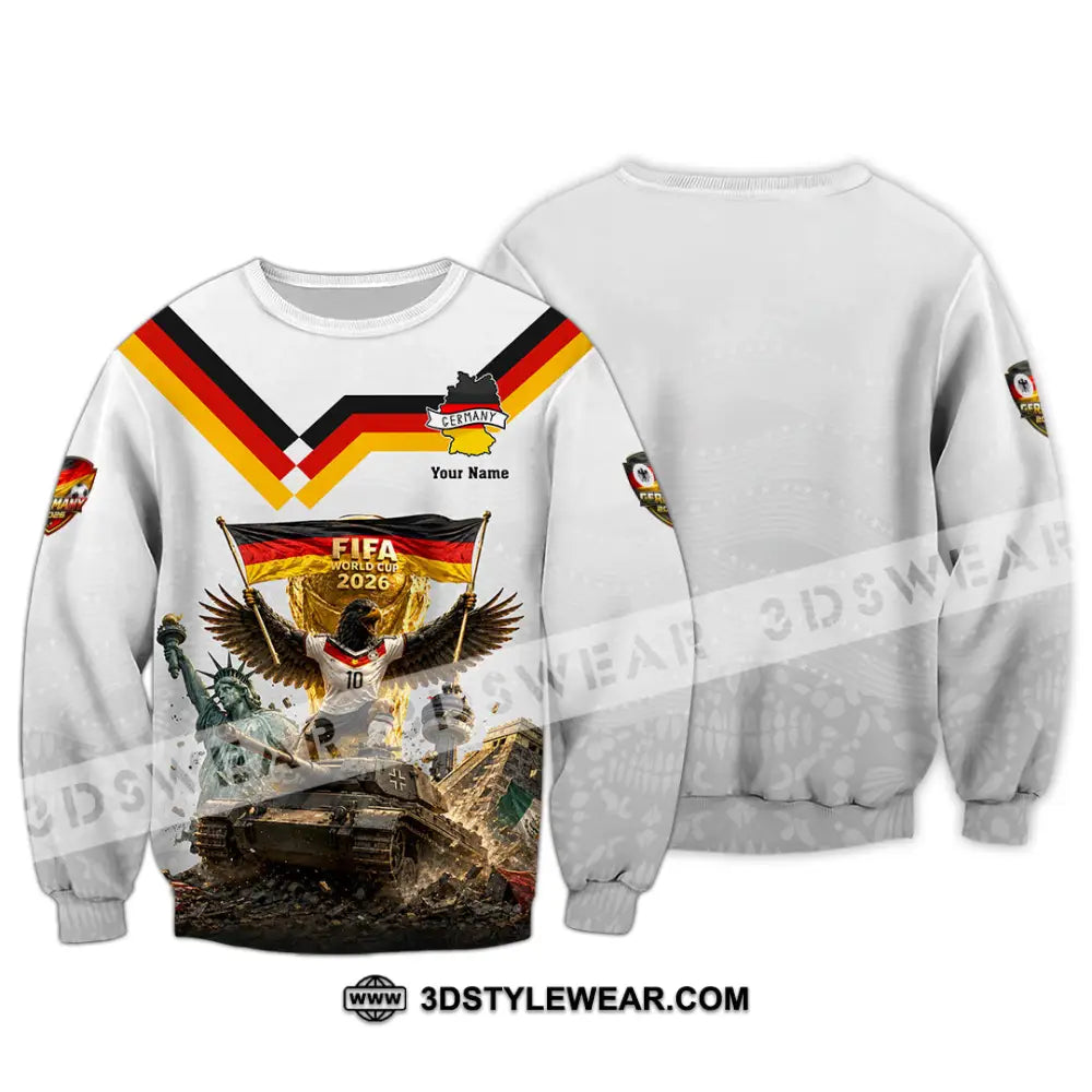 Unisex Shirt - Custom Germany World Cup 2026 Shirt - Long Sleeve / S - T-shirt