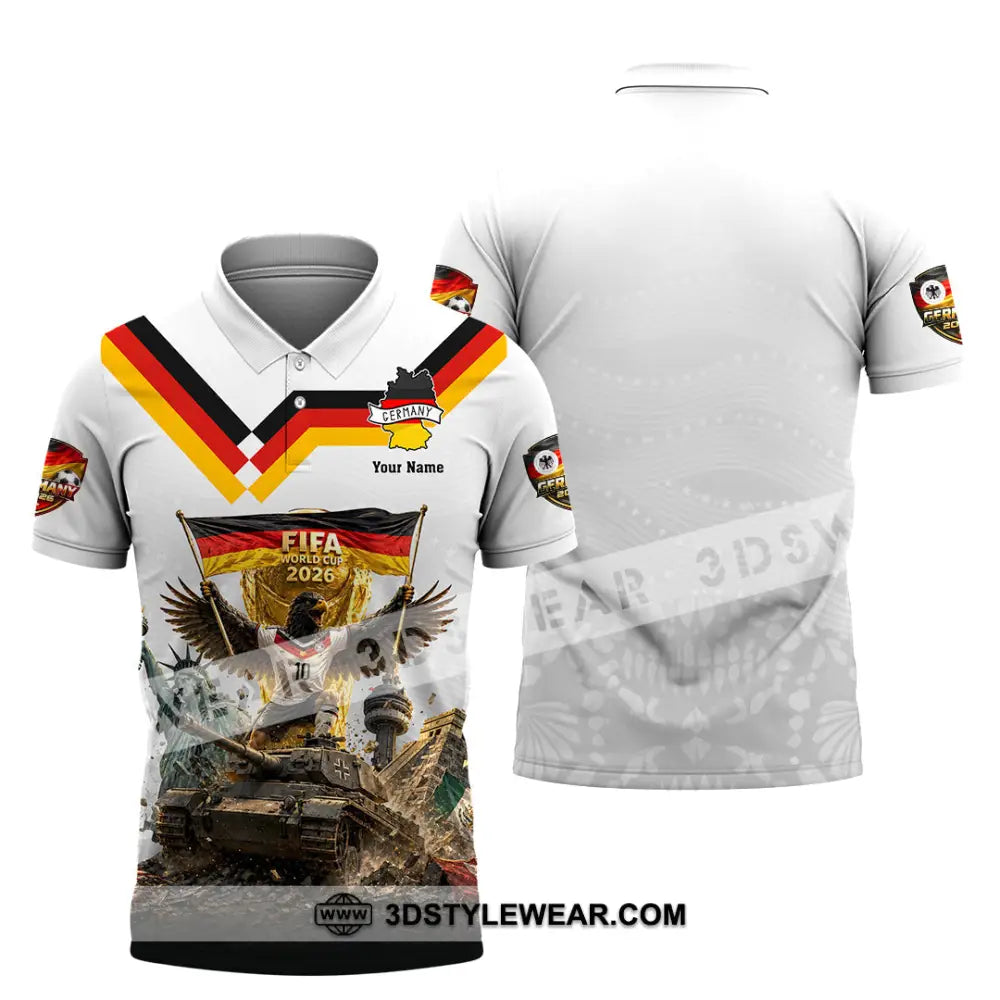 Unisex Shirt - Custom Germany World Cup 2026 Shirt - Polo Shirt / S - T-shirt