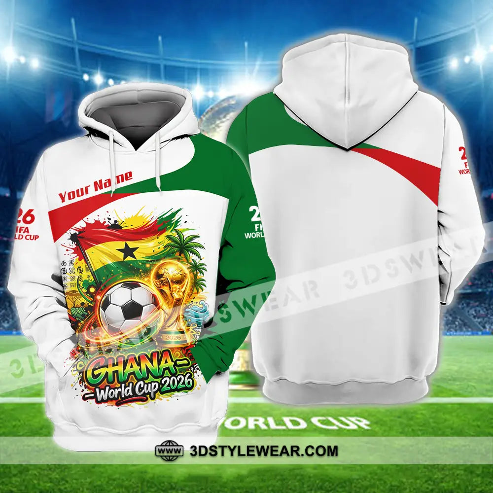 Unisex Shirt - Custom Ghana World Cup 2026 3D Shirt - Hoodie / S - T-shirt