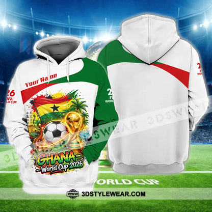 Unisex Shirt - Custom Ghana World Cup 2026 3D Shirt - Hoodie / S - T-shirt