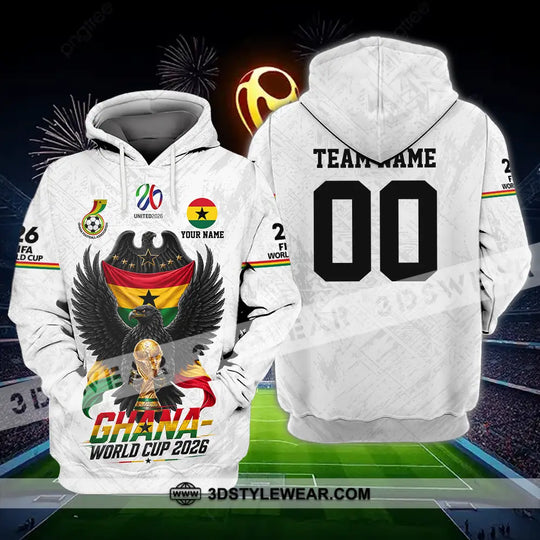 Unisex Shirt - Custom Ghana World Cup 2026 3D Shirt style option 3