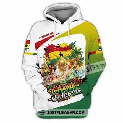 Unisex Shirt - Custom Ghana World Cup 2026 3D Shirt Hoodie / S T-shirt