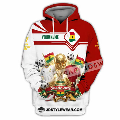 Unisex Shirt - Custom Ghana World Cup 2026 3D Shirt - Hoodie / S - T-shirt