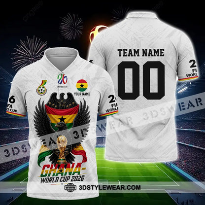Unisex Shirt - Custom Ghana World Cup 2026 3D Shirt - T-shirt