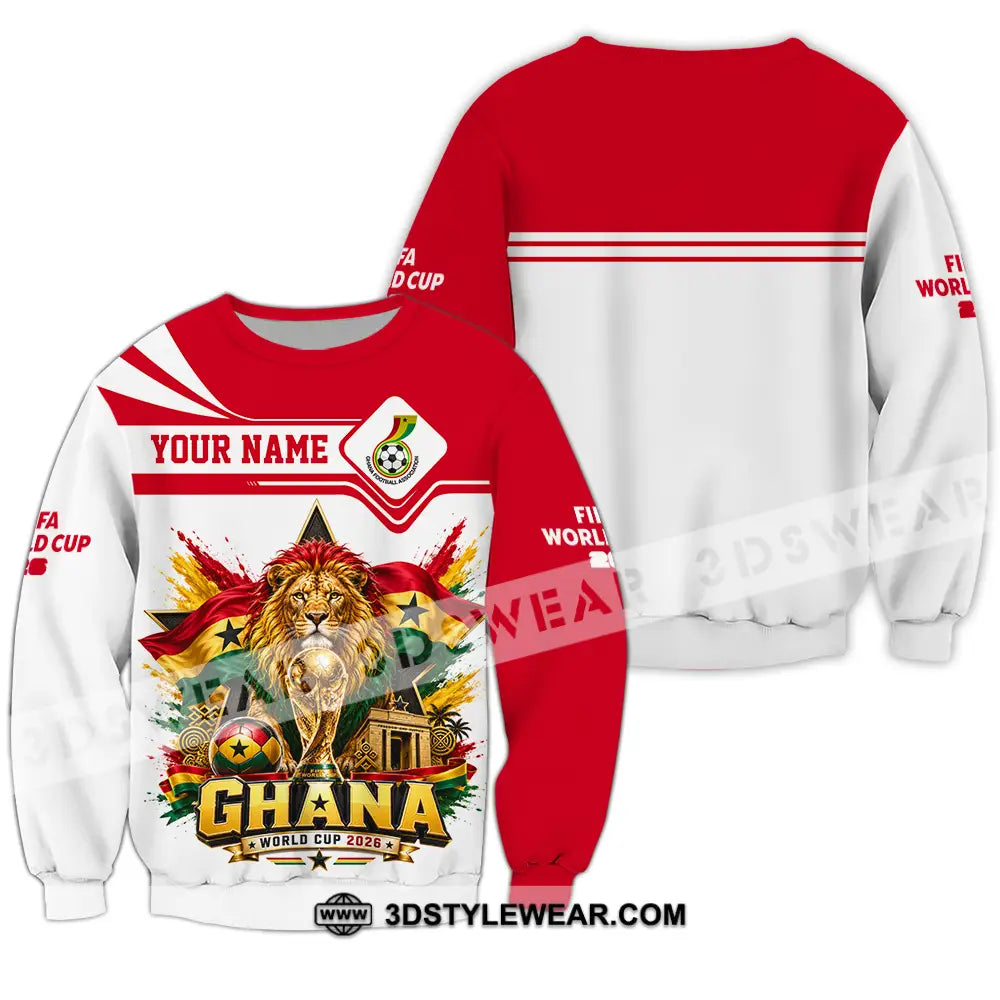 Unisex Shirt - Custom Ghana World Cup 2026 Shirt - Long Sleeve / S - T-shirt