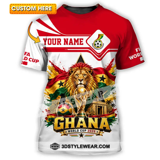 Unisex Shirt - Custom Ghana World Cup 2026 Shirt style option 1