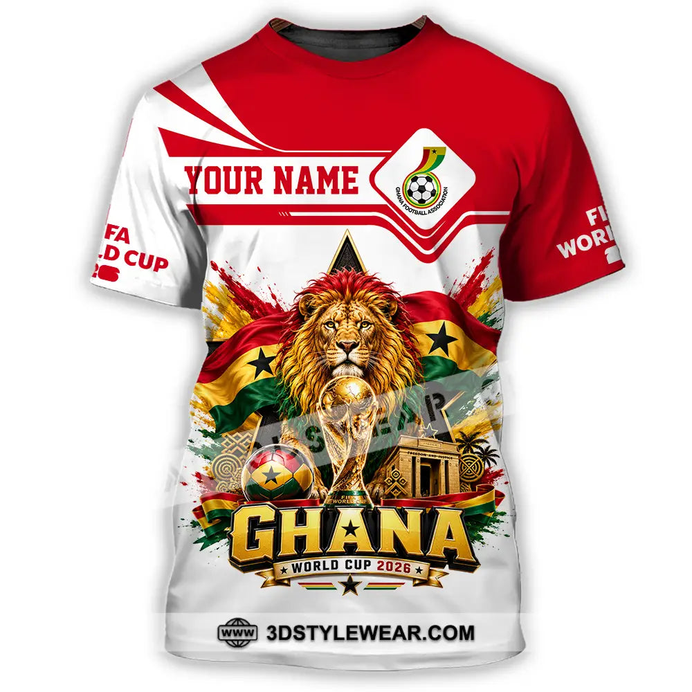 Unisex Shirt - Custom Ghana World Cup 2026 Shirt - T-Shirt / S - T-shirt