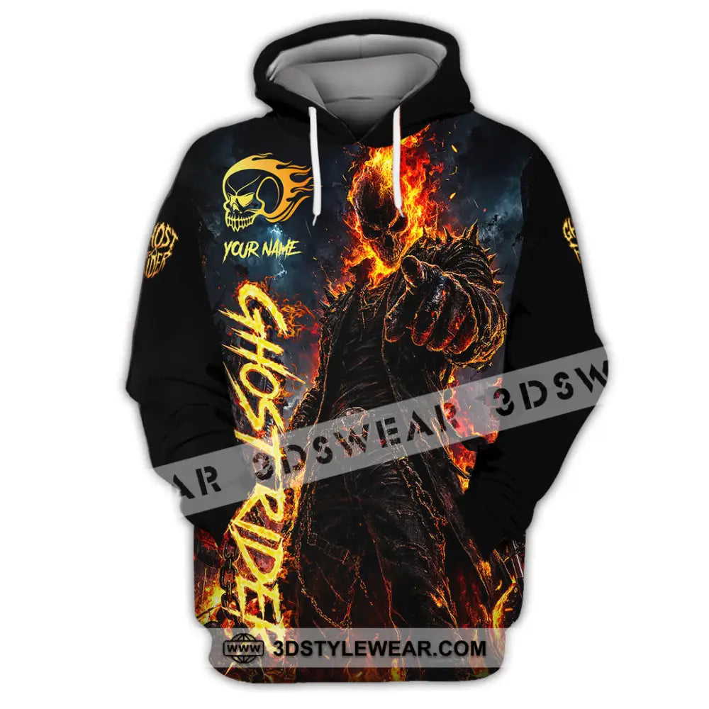 Unisex Shirt - Custom Ghost Rider Shirt - Hoodie / S - T-shirt