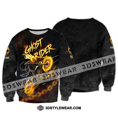 Unisex Shirt - Custom Ghost Rider Shirt - Long Sleeve / S - T-shirt