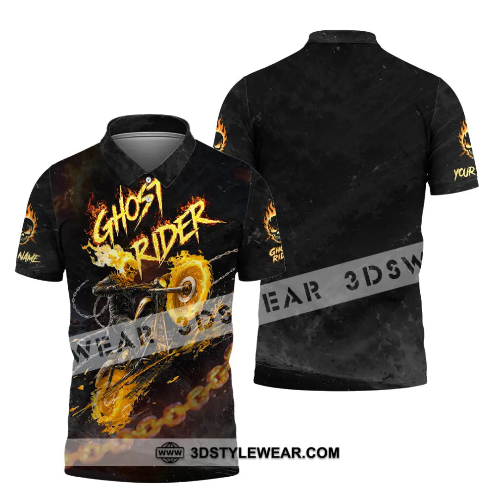 Unisex Shirt - Custom Ghost Rider Shirt - Polo Shirt / S - T-shirt