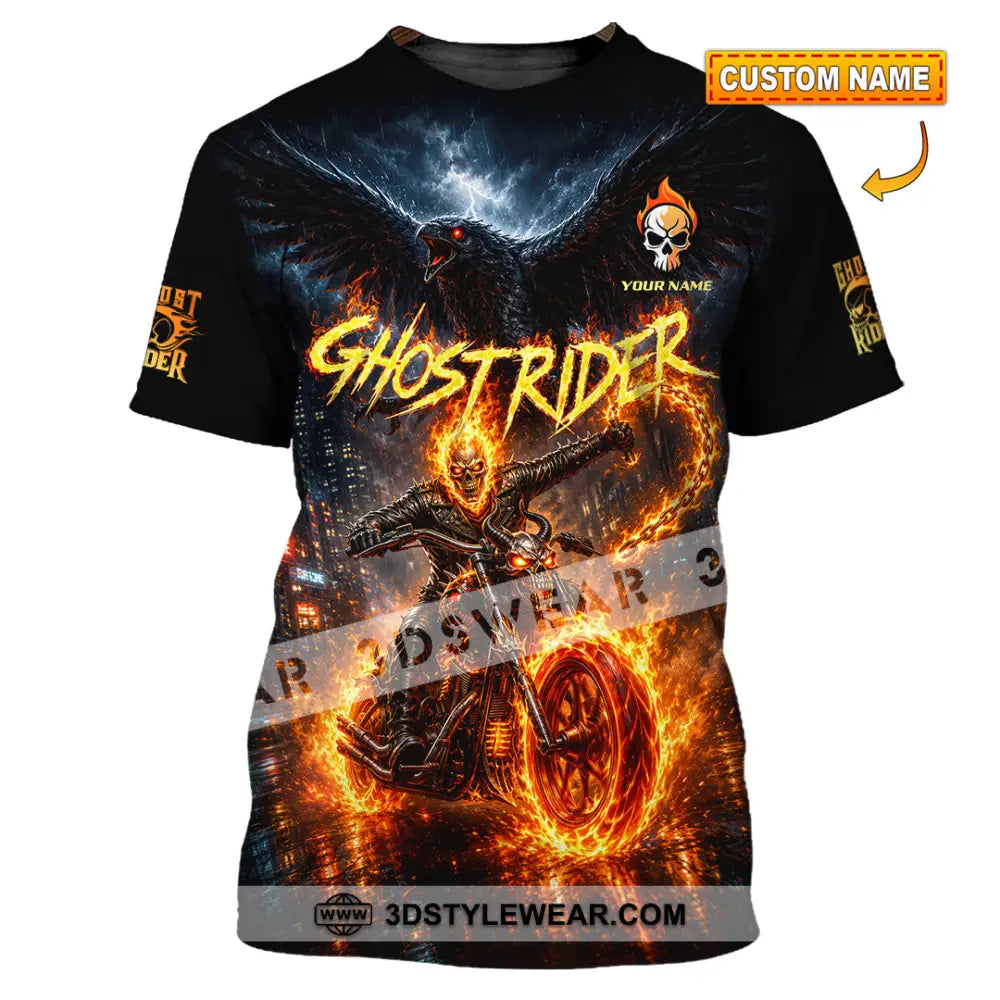 Unisex Shirt - Custom Ghost Rider Shirt - T-shirt