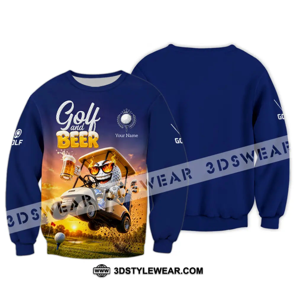 Unisex Shirt - Custom Golf And Free Shirt - Long Sleeve / S - T-shirt